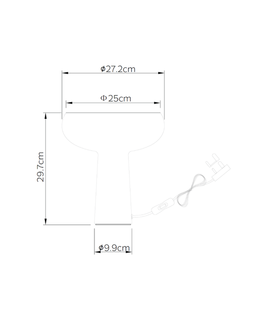 Basel Glass Table Light