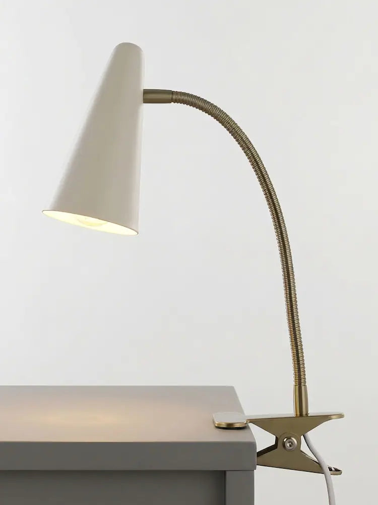 Matias Metal Clamp Light - Cream