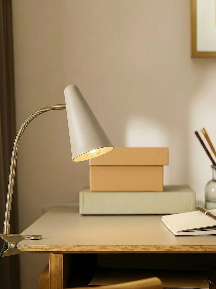 Matias Metal Clamp Light - Cream